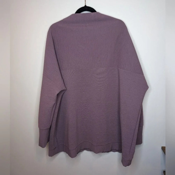 Tribal Jeans Purple Boat Turtle Neck Long Sleeve Ribbed Sweater XXL Plus Size - Picture 2 of 9
